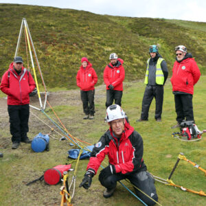 Rigging ground anchors. (Pic: Martin grass)